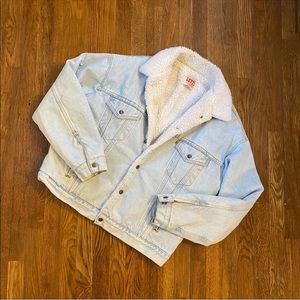 Vintage Levi’s Sherpa Lined Trucker Jean Jacket